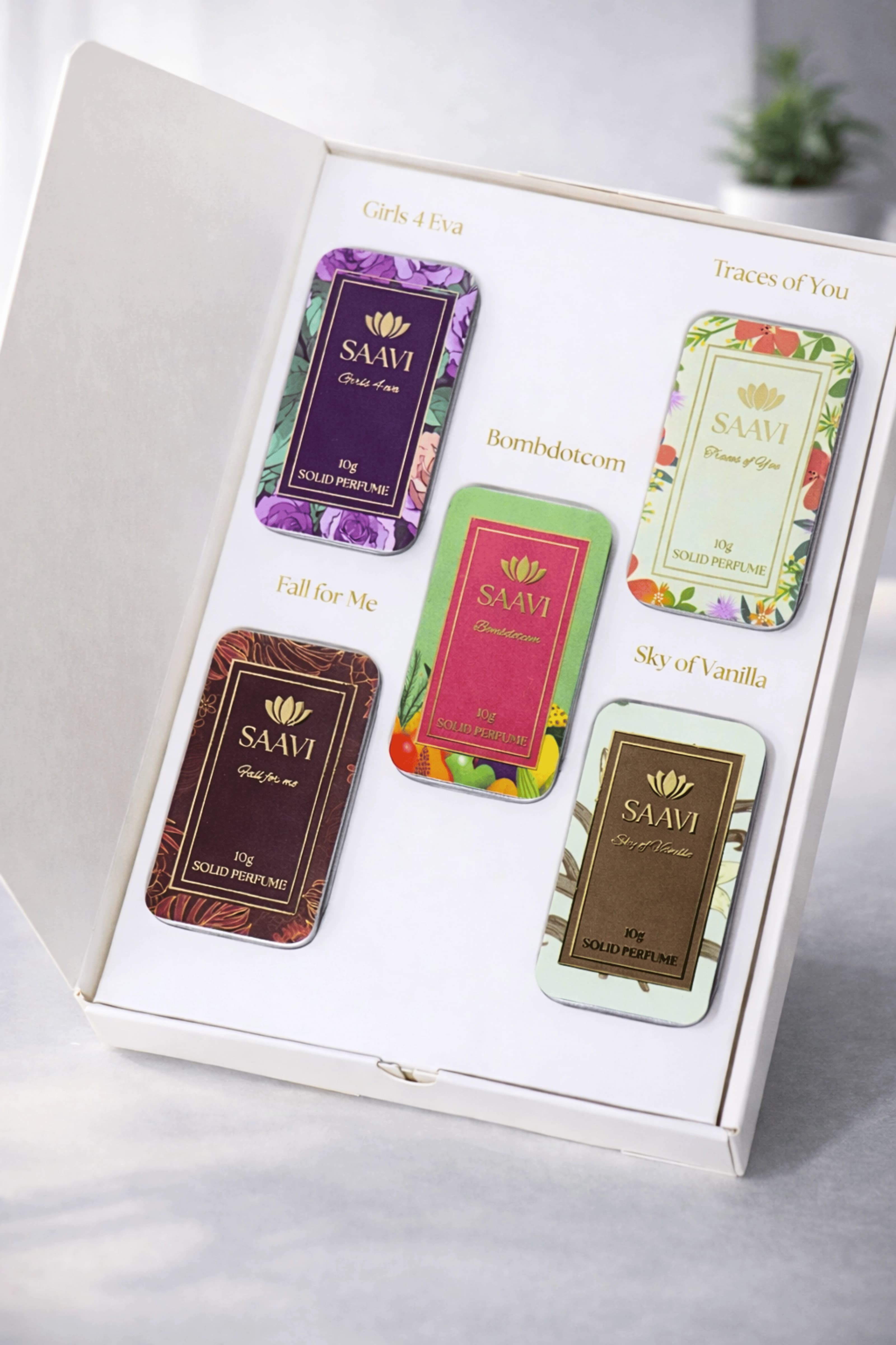 Luxury Solid Perfume Gift Set for Women